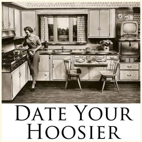 hoosier cabinet dating